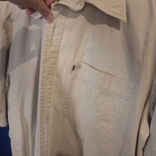 Sunnex men's short-sleeve shirt beige size 3XL like new