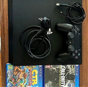 Playstation 4 pro+1controller+4games