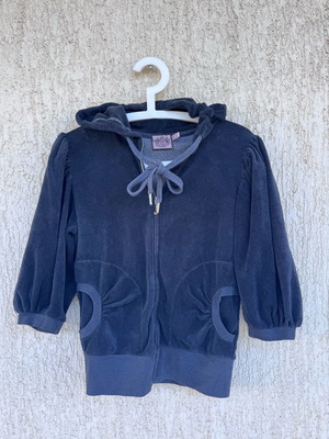 Juicy Couture boucle jacket grey like new, size S-M