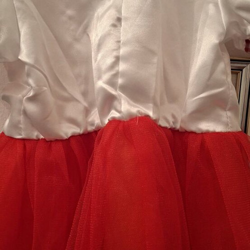 Carnival costume Red Riding Hood checked baby like new