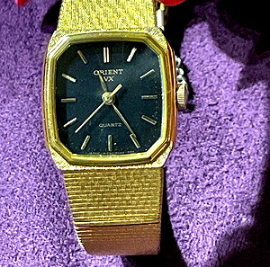 Γυναικείο Orient VX quartz vintage επιχρυσωμένο
