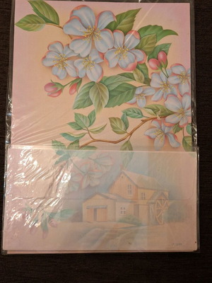 Aromatic stationery set new, pack of 4