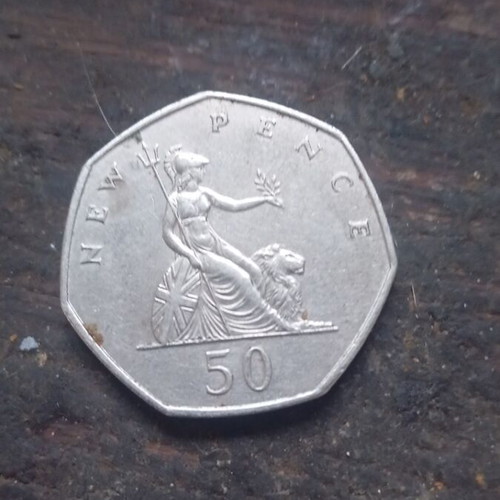 50 Pence 1969 United Kingdom coin like new