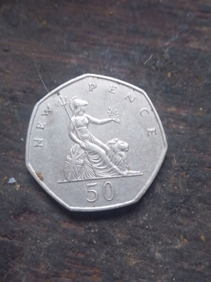 50 Pence 1969 United Kingdom coin like new