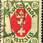 Danzig 1921 stamp used