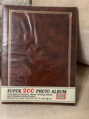 Photo album new, leatherette cover
