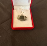 Vintage silver pin used