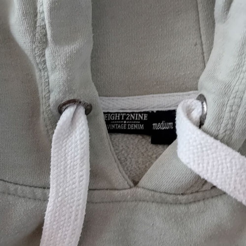 Eight 2 Nine women's hoodie pastel khaki medium like new