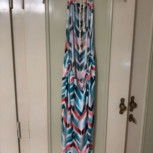 Forever Rose dress with fringes used, multicolor, size S