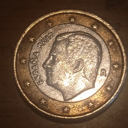 1 Euro Spain 2017 like new