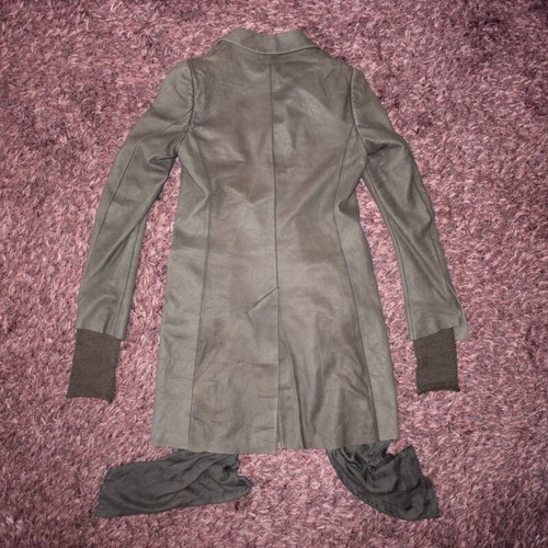 Isaac Sellam Experience leather coat size 36 used, brown
