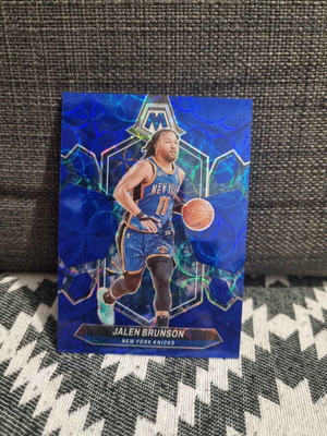 2023-24 Panini Mosaic International Blue Mosaic Jalen Brunson #67 Knicks κάρτα καινούργια