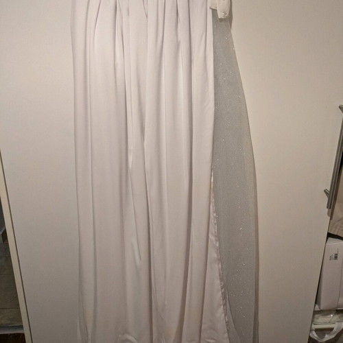 Bridal additional skirt like new, white and silver