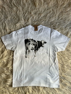 Stussy Grassfed Tee new, white, sizes S, M, L