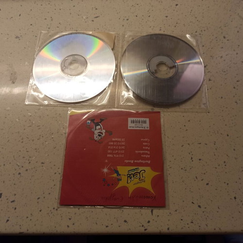 Children's CDs and DVDs like new, pack of 3, dubbed