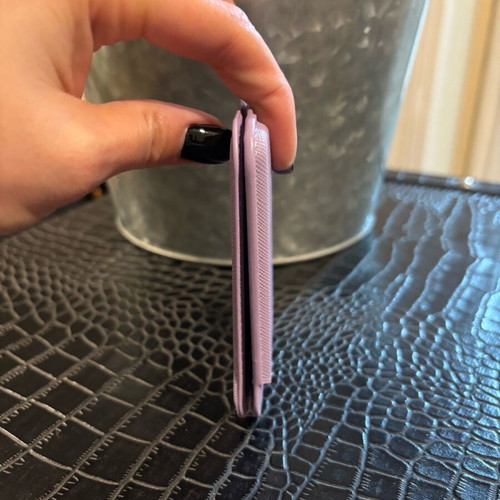 ESR magnetic card holder and iPhone phone stand new lilac