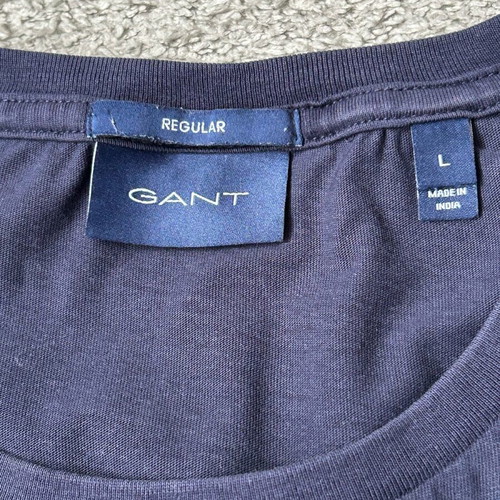 Gant Logo T Shirt L used, blue