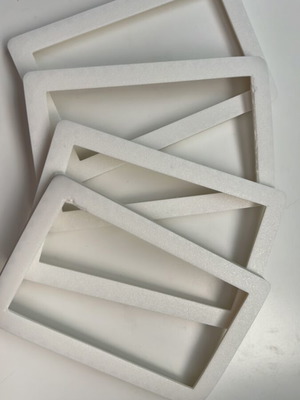 3D Printed Bumper Guard for PSA and CGC Graded Slabs, like new, white