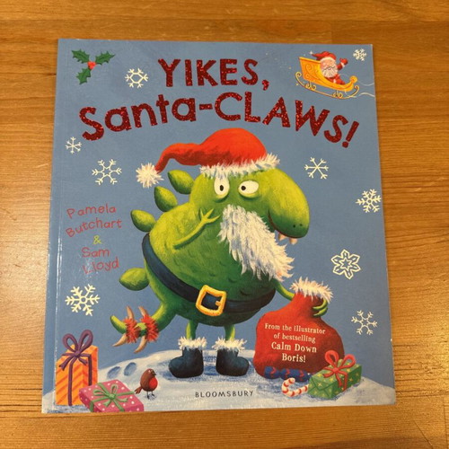 Yikes, Santa Claws! English children's book like new