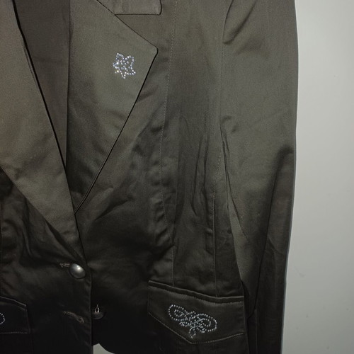 Jacket like new, olive with strass, one size