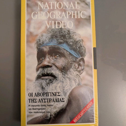 National Geographic video cassette new, dubbed documentary