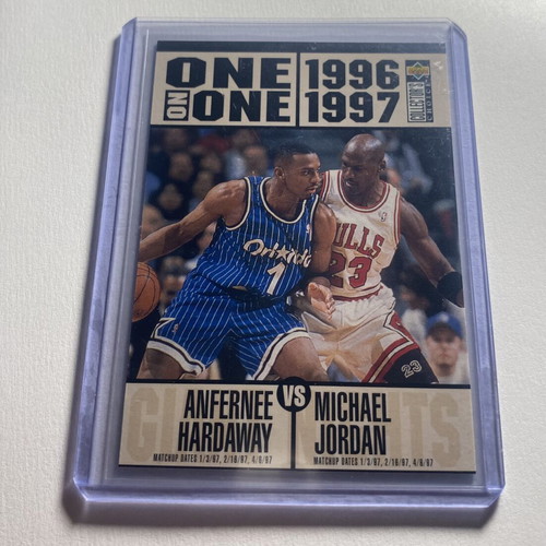 Upper Deck Collector’s Choice One on One Michael Jordan vs Anfernee Hardaway card new