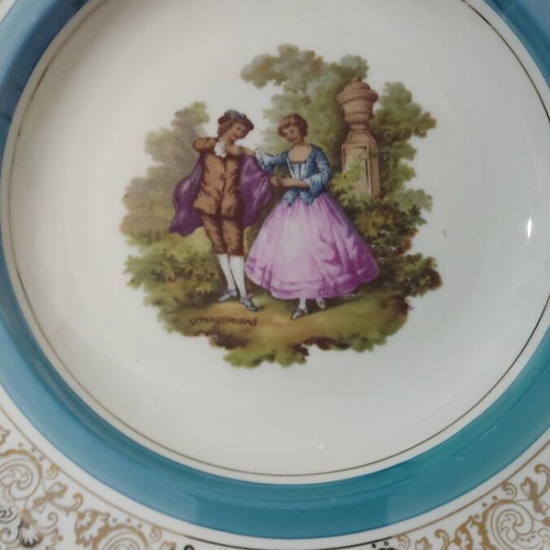 Plate 65 years old German origin handmade new