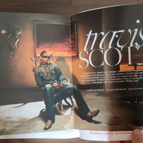 L'Officiel Paris Summer Issue magazine with Anya Taylor-Joy and Travis Scott