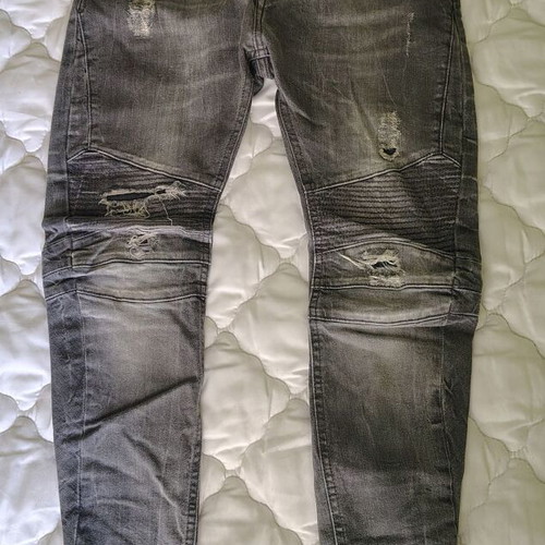 New Denim men's jeans, size 31, loose fit, grey