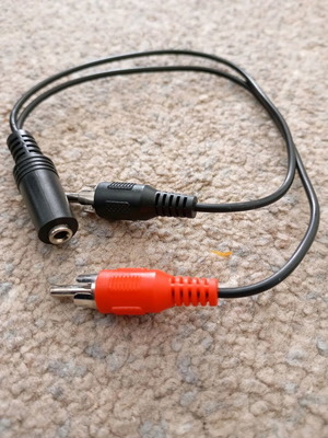 Καλώδιο Mini Jack σε RCA σαν καινούργιο, 30cm