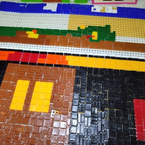 Sik N 131 Mosaic Vintage Toy like new, 40x33.5cm