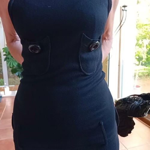 Drop Waist Little Black Dress Just D'Orange Paris, like new, size S