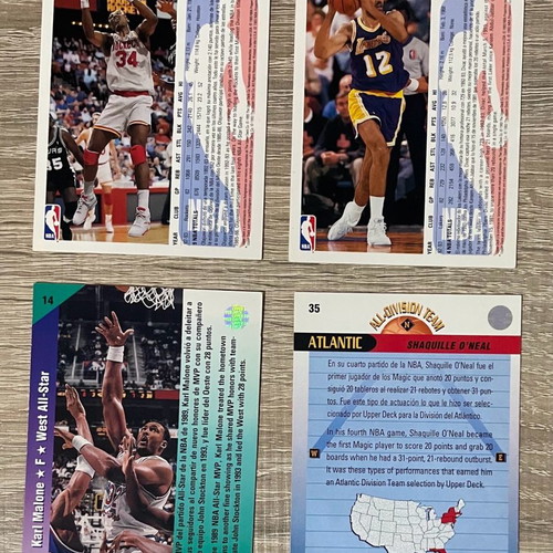 Upper Deck NBA 1992 cards used, collectible