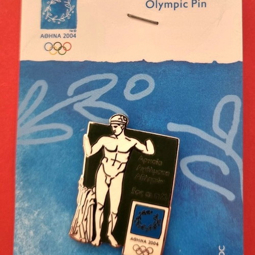 Pins Athens 2004 Ancient Athlete Statues series new set of 6