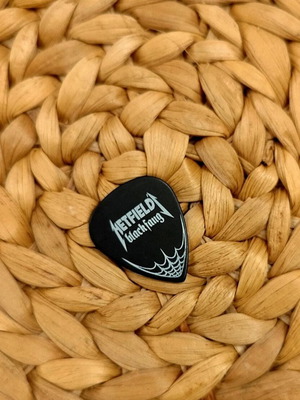 Metallica Electric Guitar Pick Dunlop Black Fang Tin 0.94 mm new