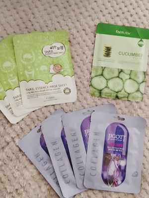 Sheet mask set of 8 pieces new