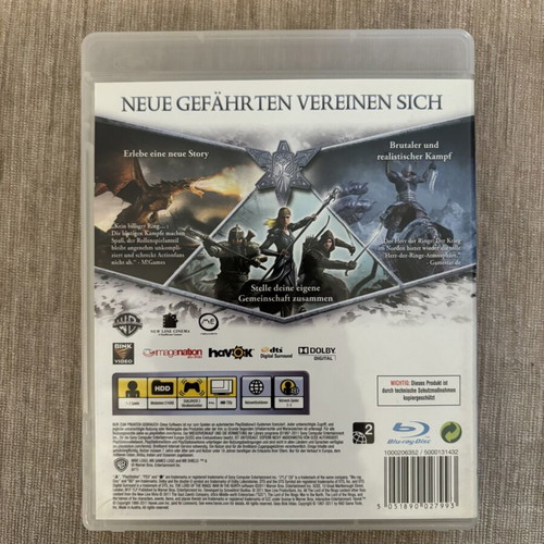 The Lord of the Rings War in the North PlayStation 3 game used