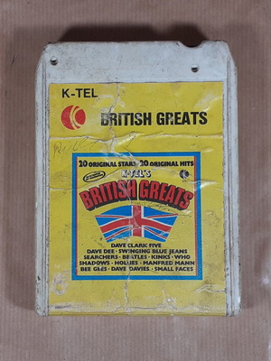 8-Track Cassette British Greats pop used