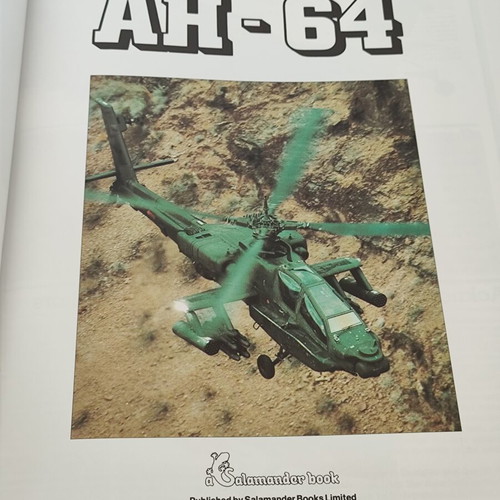 Combat Aircraft AH 64 book used, English hardcover