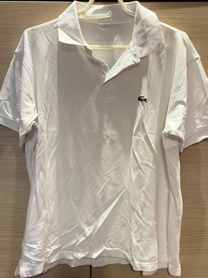 Lacoste shirt size L like new, white