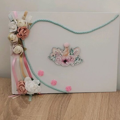 Baptism wish book new with unicorn theme