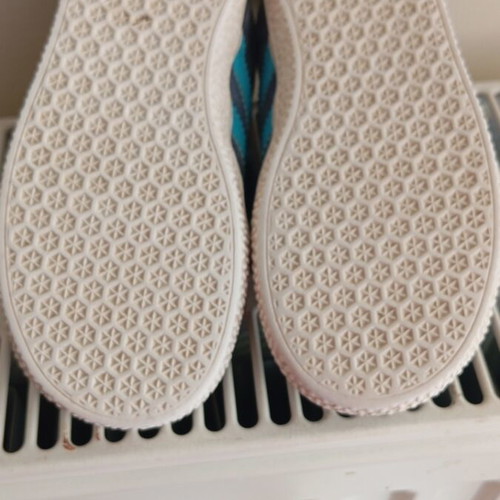 Adidas Gazelle Kids Shoes Used, Blue, Size 27