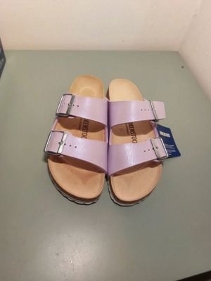 Πέδιλα Birkenstock 37 καινούργια, απαλά μωβ