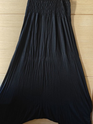 Black jumpsuit one size like new with adjustable straps