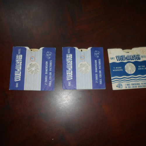 View-Master reels used, pack of 3, Queen Elizabeth 1953