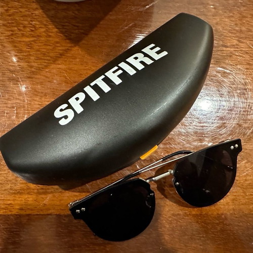 Spitfire sunglasses used, two pairs, black