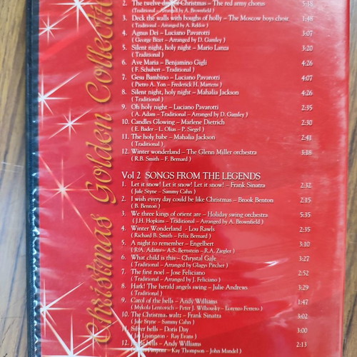 Christmas Golden Collection CD used, 2 CDs