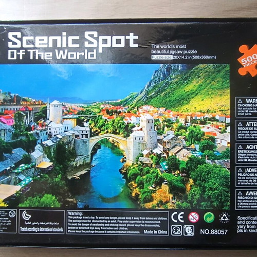Puzzle 500 pieces like new, sealed