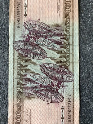 Banknote used, as shown