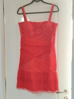 Rinascimento Elegant Coral Dress L Like New